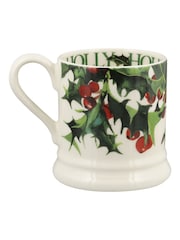 Emma Bridgewater Cream Holly 1/2 Pint Mug - Image 3 of 4