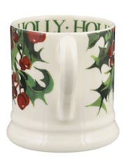 Emma Bridgewater Cream Holly 1/2 Pint Mug - Image 4 of 4