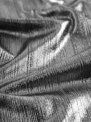 Silver Sleeveless High Neck Top - Image 6 of 6