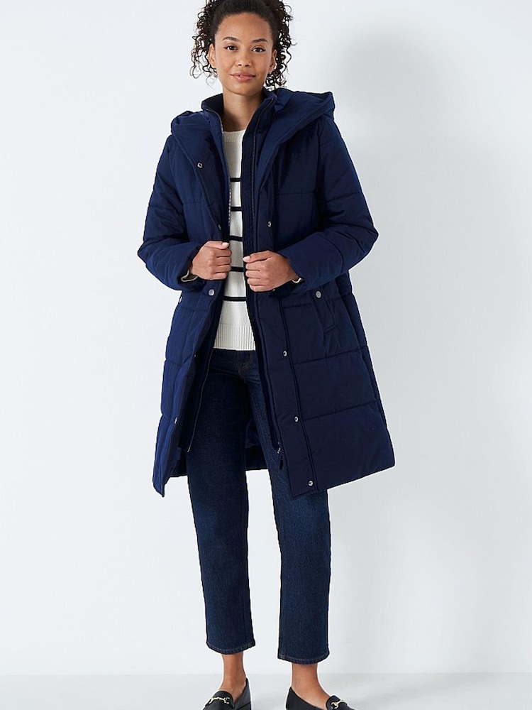 Crew Clothing Company Blue Casual Casual Coat - Image 1 of 3