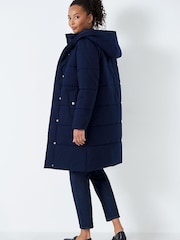 Crew Clothing Company Blue Casual Casual Coat - Image 2 of 3
