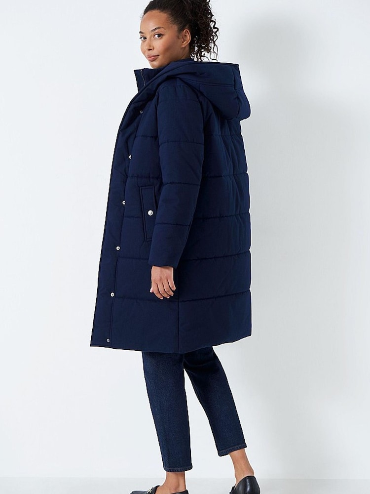 Crew Clothing Company Blue Casual Casual Coat - Image 2 of 3