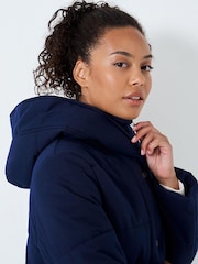 Crew Clothing Company Blue Casual Casual Coat - Image 3 of 3