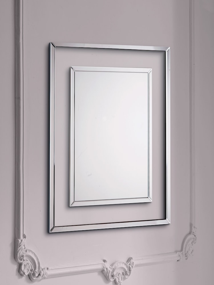 Laura Ashley Clear Evie Rectangular Mirror - Image 1 of 2