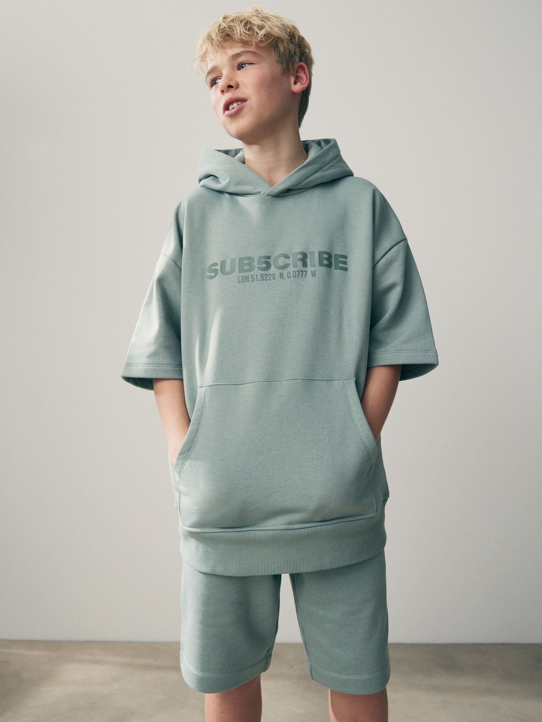 Shorts hoodie set clearance