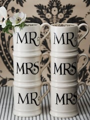 Emma Bridgewater Набор 2 черный тост Mr & Mr 1/2 Кружки для пинты в коробке - Изображение 1 5