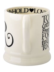 Emma Bridgewater Набор 2 черный тост Mr & Mr 1/2 Кружки для пинты в коробке - Изображение 4 5