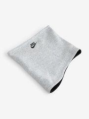 Nike Black/Grey Club Fleece Reversible Neckwarmer Scarf - Image 2 of 3