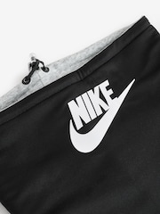 Nike Black/Grey Club Fleece Reversible Neckwarmer Scarf - Image 3 of 3