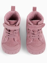 Rozā - KIDLY by MORI Corduroy Hightop Trainers - Attēls 2 no 4