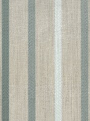 Laura Ashley Duck Egg Blue Garden Bamburgh Indoor Rattan Lounging Set With Luxford Stripe Amethyst Cushions - Image 4 of 4