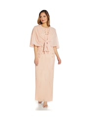 Adrianna Papell Pink Chiffon Coverup - Image 1 of 6