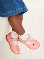 Pink skind - First Walker T-Bar Touch fastening Shoes - Billede 5 af 11