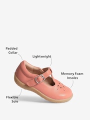 Pink skind - First Walker T-Bar Touch fastening Shoes - Billede 7 af 11