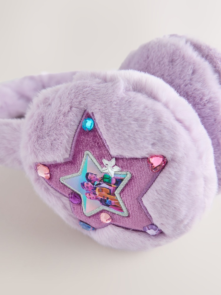 Purple K-Pop Star Earmuff - Image 2 of 3 Purple K-Pop Star Earmuff - Image 2 of 3