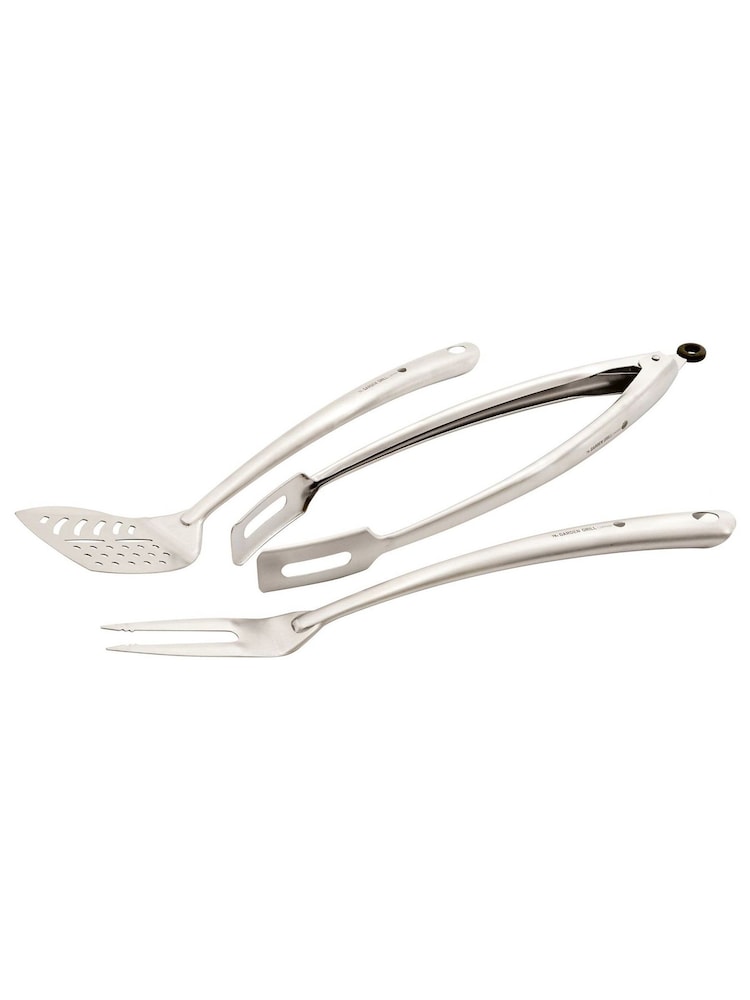 Premier Decorations Ltd Set of 3 Silver Garden BBQ Tools - Image 3 of 3