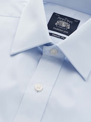 Savile Row Company Classic Fit Twill 100% Cotton Single Cuff Formal Shirt - Image 2 of 5