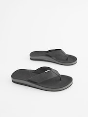 Black Motionflex Flip Flops - Image 2 of 6