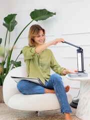 Daylight Company Black TwoSun 2-in-1 SAD Therapy & Task Lamp - Image 1 of 5