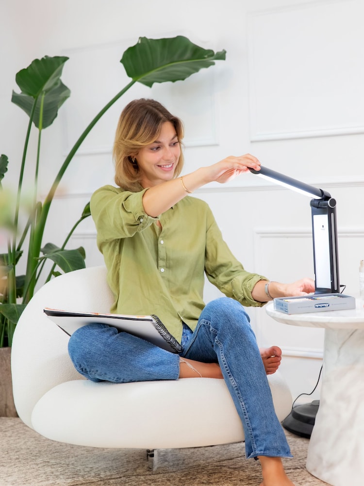 Daylight Company Black TwoSun 2-in-1 SAD Therapy & Task Lamp - Image 1 of 5