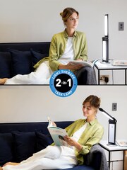 Daylight Company Black TwoSun 2-in-1 SAD Therapy & Task Lamp - Image 3 of 5