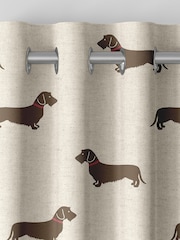 Emily Bond Natural Basil Made to Measure 100% Cotton Curtains - Image 5 of 6