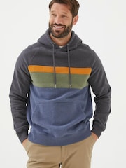 FatFace Grey Cut And Sew Hoodie - Image 1 of 4