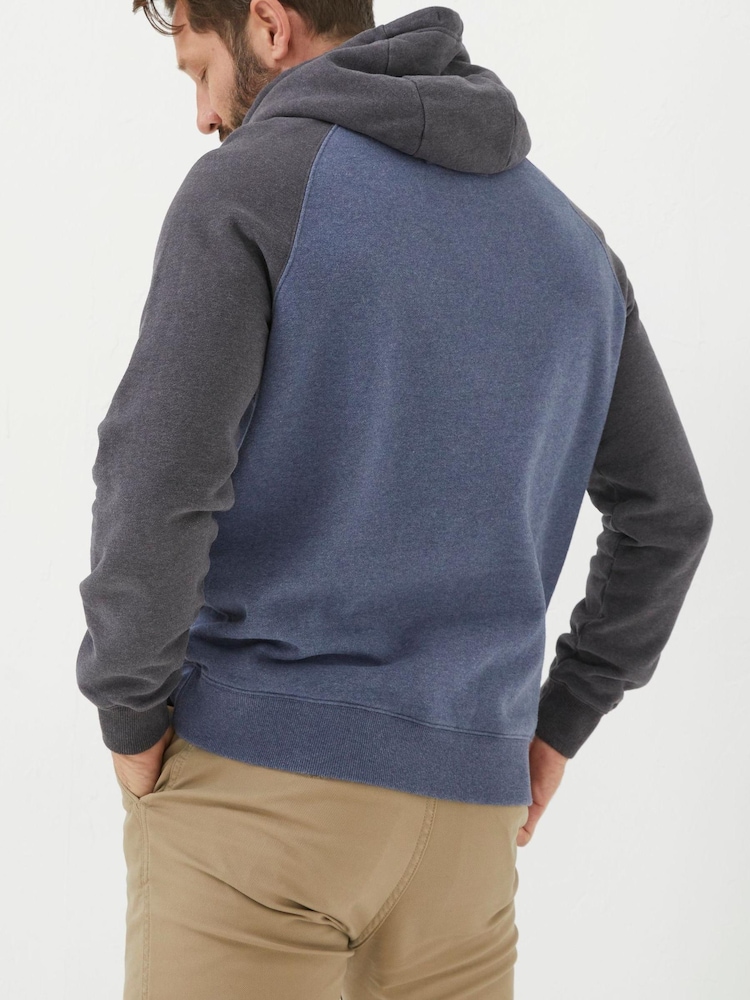 FatFace Grey Cut And Sew Hoodie - Image 2 of 4