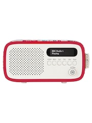 VQ Red Cath Kidston Strawberry Garden Dexter DAB/FM Radio - Image 3 of 5
