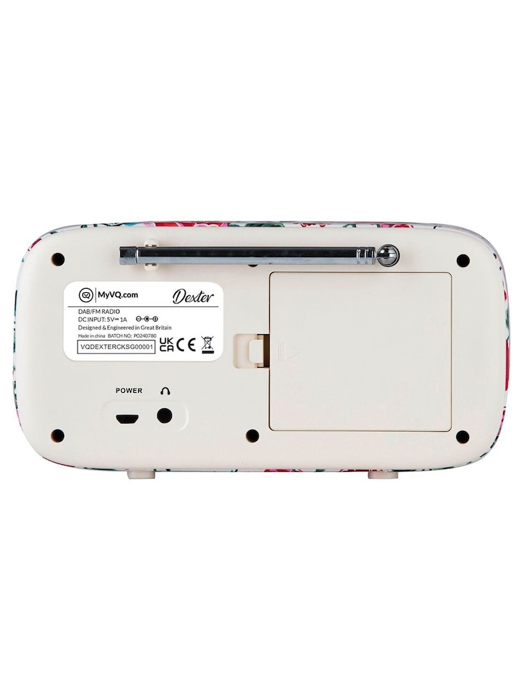 VQ Red Cath Kidston Strawberry Garden Dexter DAB/FM Radio - Image 5 of 5