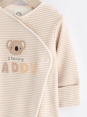Daddy Neutral 100% Cotton Family Sleepsuit (0-18mths) - Image 8 of 11