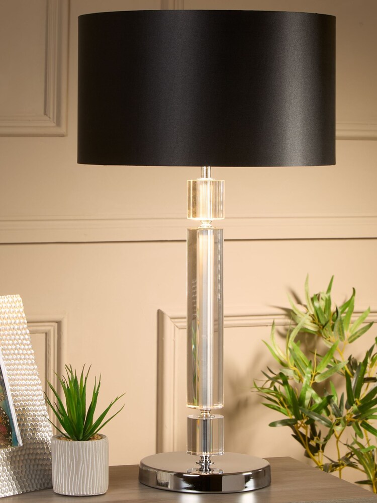 Searchlight Chrome Manor Table Lamp - Image 1 of 4