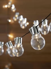 Chrome 40 Warm White LED Outdoor Festoon Line Lights 9.8M - Image 3 of 4