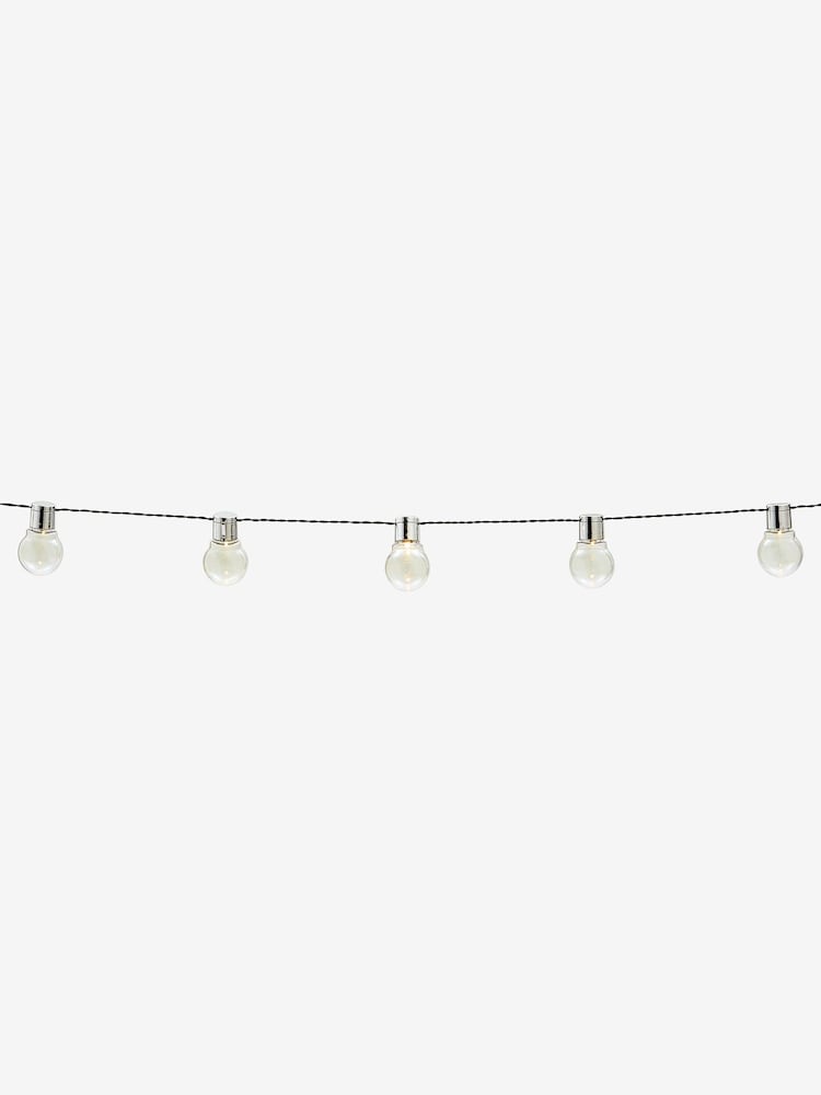 Chrome 40 Warm White LED Outdoor Festoon Line Lights 9.8M - Image 4 of 4