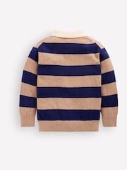 Boden Brown Knitted Rugby Jumper - Image 2 of 3