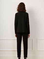 French Connection Black Whisper Ruth Tailored Trousers - Image 2 of 3