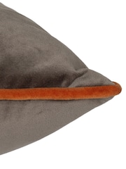 Furn Brown Meridian Velvet 55cm X 55cm Cushion Cover - Image 5 of 5