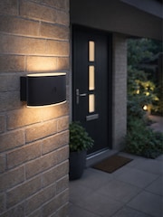 Eglo Black Valgiano Plastic Touch Dimmer IP44 LED Wall Light - Image 1 of 5
