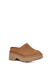 UGG Brown New Heights Clogs - Image 3 of 6