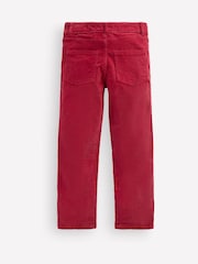 Boden Red Classic Slim Cord Trousers - Image 2 of 3