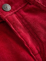 Boden Red Classic Slim Cord Trousers - Image 3 of 3
