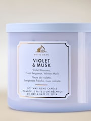 Bath & Body Works Violet & Musk 3 Wick Candle 411g - Image 2 of 3