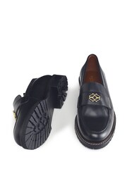 Radley London Black Harewood Row Heirloom Chunky Loafers - Image 3 of 3
