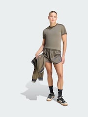 adidas Originals Brown Heather 3S Cali T-Shirt - Image 1 of 5