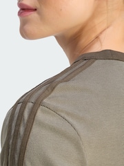 adidas Originals Brown Heather 3S Cali T-Shirt - Image 4 of 5