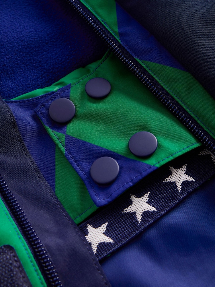 Boden Blue All-weather Waterproof Coat - Image 6 of 6 Boden Blue All-weather Waterproof Coat - Image 6 of 6