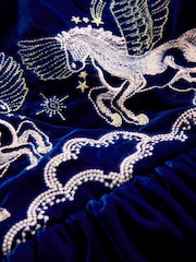 Boden Blue Cross Back Party Pinnie Dress - Image 3 of 3