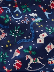 Boden Blue Snug Twin Pack Pyjamas - Image 3 of 3