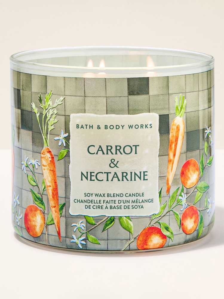Bath & Body Works Carrot and Nectarine Candle 411g - Image 1 of 3 Bath & Body Works Carrot and Nectarine Candle 411g - Image 1 of 3