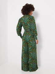 Joe Browns Green Aurelia Long Sleeve Jersey Jumpsuit - Image 3 of 5